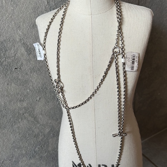 Hoorsenbuhs micro open link 24 inch sterling necklace never worn with diamonds! - Picture 10 of 16